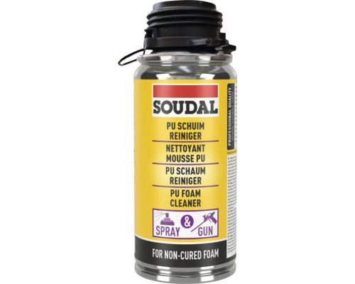 Nettoyant mousse PU Soudal 150 ml Nettoyant mousse PU Soudal pour mousse non durcie