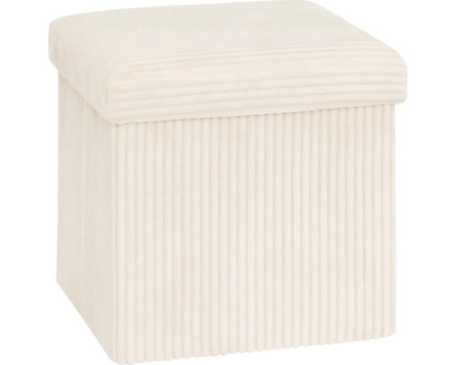 Hocker mit gerippter Textur