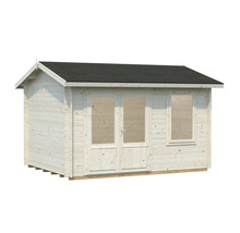 Abri de jardin en bois avec double porte et fenêtre