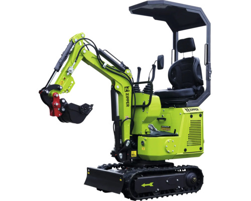 Zipper Minibagger mit Kabine