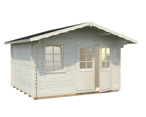 Abri de jardin en bois avec fenêtre et porte double