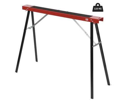 Chevalet de travail avec une capacité de charge de 125 kilogrammes