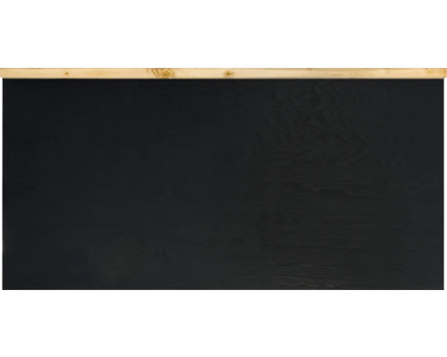 Panneau de coffrage noir avec cadre en bois