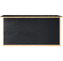 Tableau en bois avec toit