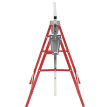 Chevalet de soudage avec cadre rouge