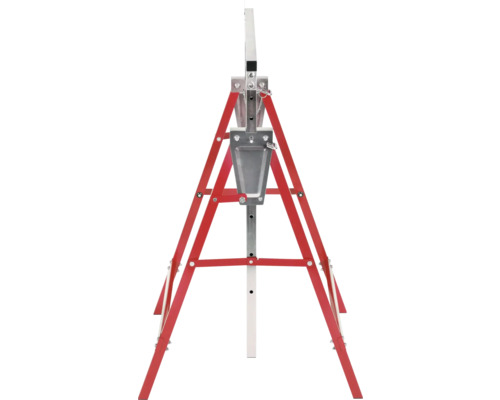 Chevalet de soudage avec cadre rouge