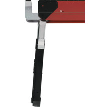 Vue détaillée d'une rallonge de manche télescopique pour un outil