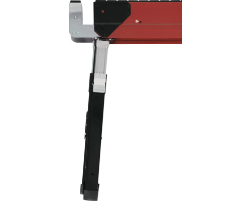 Vue détaillée d'une rallonge de manche télescopique pour un outil