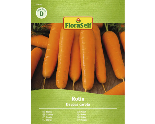 FloraSelf Möhren Rotin Samenpackung