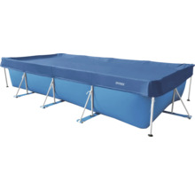 Piscine rectangulaire avec couverture d'Intex
