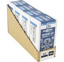 Ansmann Hörgerätebatterien Grösse 675, 40 Stück in Displayverpackung