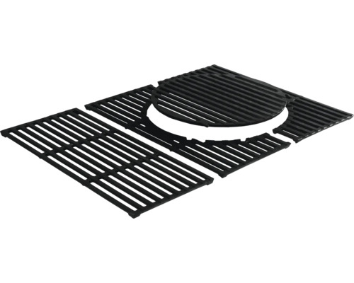 Set de grilles de barbecue en fonte