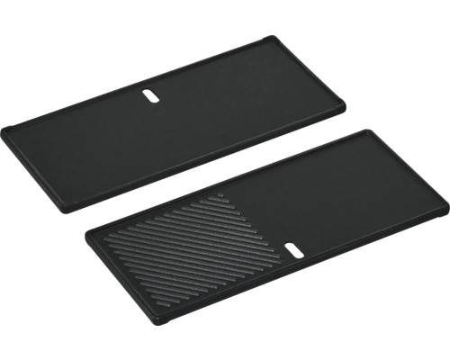 Zwei Grillplatten für den Grill