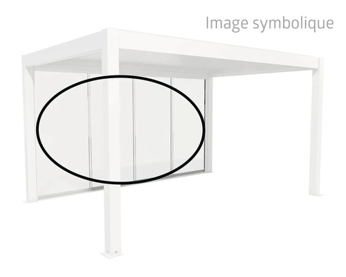 Éléments de paroi latérale d'une toiture de terrasse