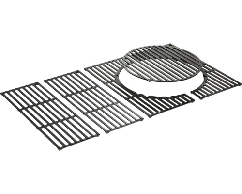 Ensemble de grilles de cuisson en fonte