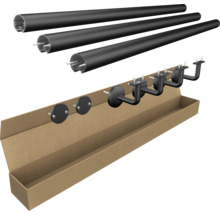 Système complet de chauffage de gouttière dans son emballage