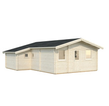 Gartenhaus aus Holz mit Tür und Fenster