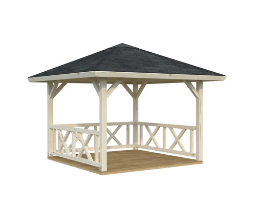 Holzpavillon mit Dach