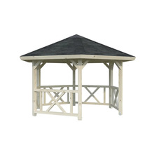 Pavillon de jardin en bois avec toit