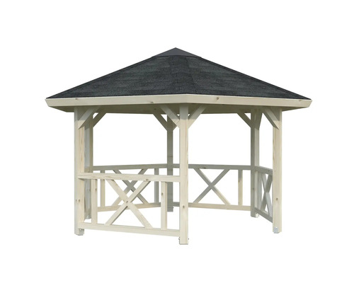 Pavillon de jardin en bois avec toit