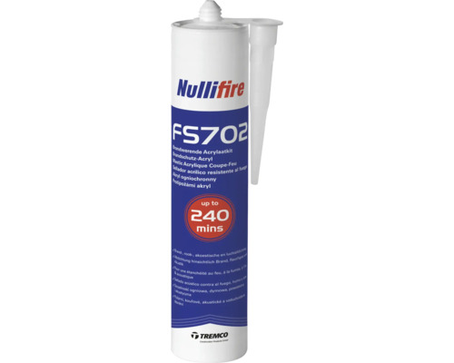 Nullifire FS702 Brandschutzacyrl weiss 310 ml Nullifire FS702 Brandschutz Acryl Dichtstoffkartusche
