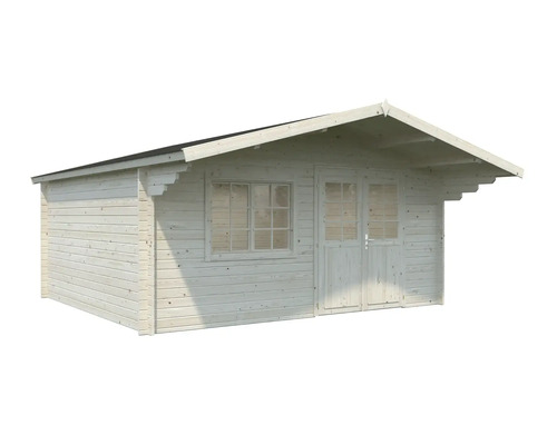 Abri de jardin en bois avec fenêtre et double porte