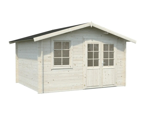 Abri de jardin en bois avec fenêtre et double porte