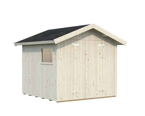 Abri de jardin en bois avec fenêtre et double porte