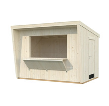 Holz Garten Kiosk mit Fenster und Tür