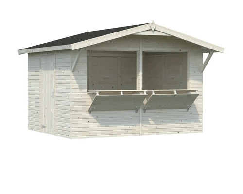 Holz Gartenhaus mit Verkaufsklappen