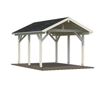 Carport en bois avec toit