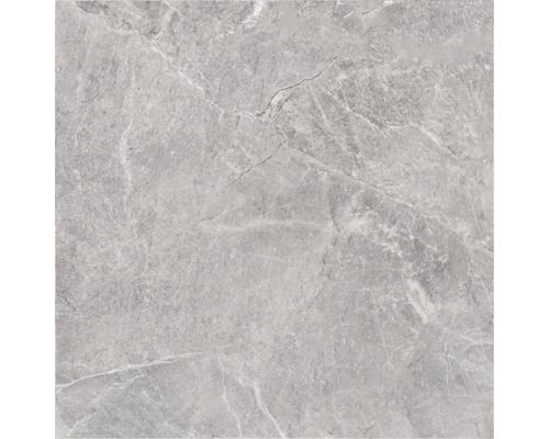Carreau en grès cérame gris aspect marbre