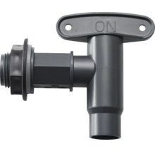 Kunststoff Auslaufhahn mit Gewinde und Bedienungshebel