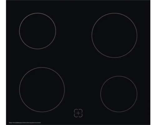 Plaque de cuisson avec quatre zones de cuisson