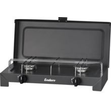 Réchaud à gaz Enders avec deux brûleurs et couvercle