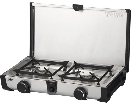Réchaud à gaz Enders Ryda avec deux brûleurs et couvercle