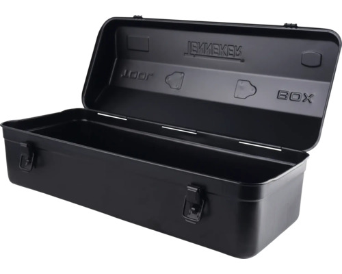 Boîte à outils ouverte en métal