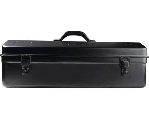 Boîte à outils en métal avec poignée de transport