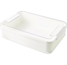 Boîte de rangement en plastique avec couvercle transparent