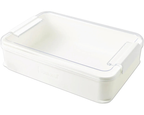 Boîte de rangement en plastique avec couvercle transparent