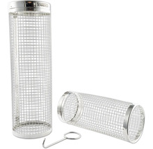 Deux tubes à fumer Tenneker en acier inoxydable avec crochets