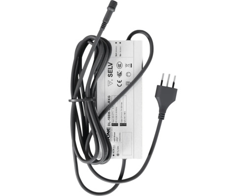 LED-Trafo mit Stecker und Kabel