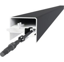 Profil mit integrierter Kabelführung für Aussenanwendungen