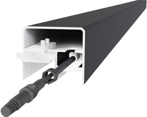 Profil mit integrierter Kabelführung für Aussenanwendungen