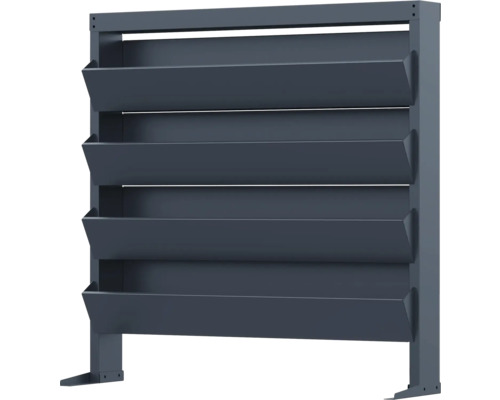 Vertikaler Garten mit vier Pflanzkästen