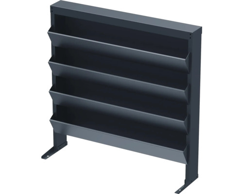 Ansicht eines Lamellenzauns