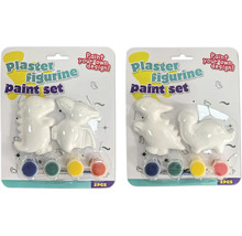 Gipsfiguren Malset mit Dinosaurier Motiven zum individuellen Gestalten
