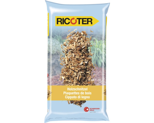 Ricoter Holzschnitzel Verpackung