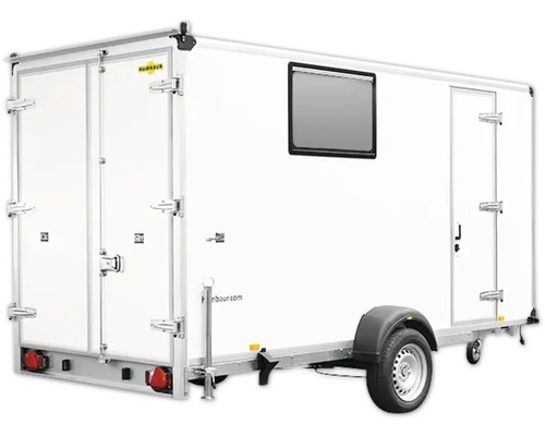 Kofferanhänger mit Tür und Fenster