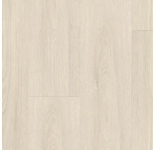 Nahaufnahme eines hellen Vinylbodens mit Holzoptik